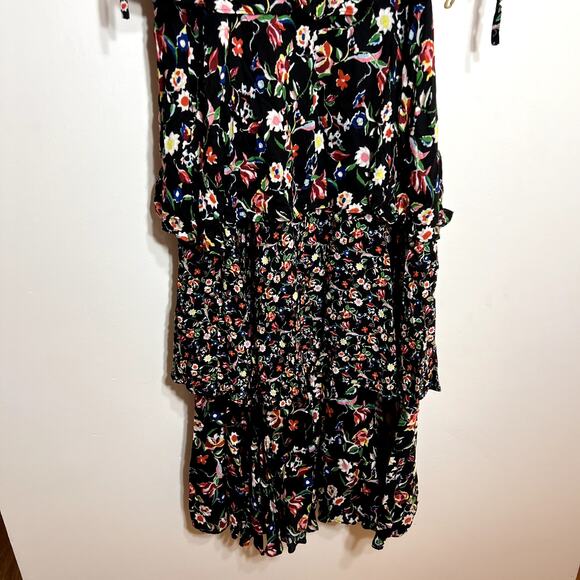 Club Monaco Suukyi Dress Tiered Midi Floral Dress LAST CALL - Picture 8 of 8